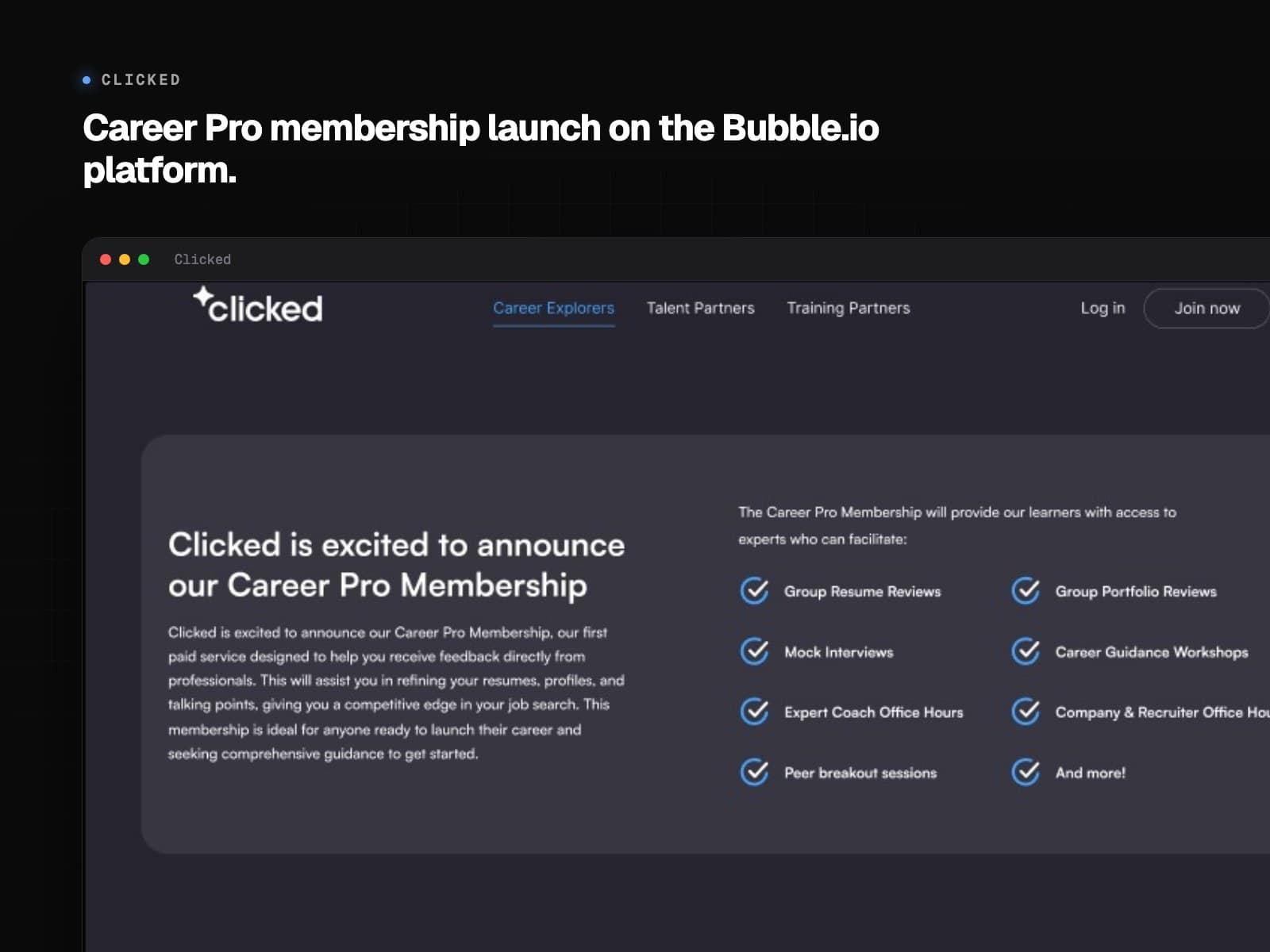 Clicked – Scaling EdTech Infrastructure for 60,000+ Global Learners – secondary view